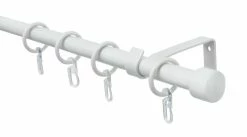 Gardinenstangen-Set CAP - weiß - 130-240 cm