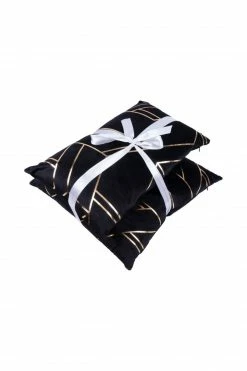 2er-Set Dekokissen - schwarz-gold - 30x50 cm - 45x45 cm -Heimtextilien Verkäufe 9004154100 04 1600Wx1600H