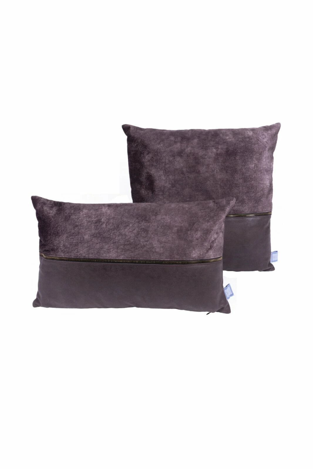 2er-Set Dekokissen - grau-braun - 30x50 cm - 45x45 cm 3 2er-Set Dekokissen - grau-braun - 30x50 cm - 45x45 cm