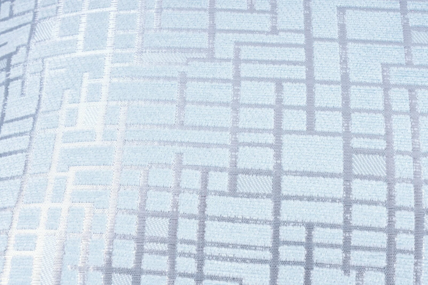 2er-Set Dekokissen - puderblau-silber - 30x50 cm - 45x45 cm 5 2er-Set Dekokissen - puderblau-silber - 30x50 cm - 45x45 cm – Bild 3