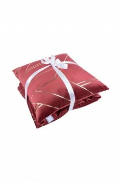 Decke & Kissen - rot-gold - samtige Optik 9 Decke & Kissen - rot-gold - samtige Optik -Heimtextilien Verkäufe 9004158000 04 1600Wx1600H