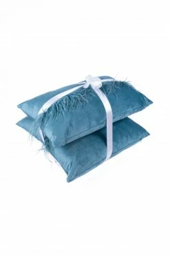 2er-Set Dekokissen - aqua - 30x50 cm - 45x45 cm -Heimtextilien Verkäufe 9004159600 04 1600Wx1600H