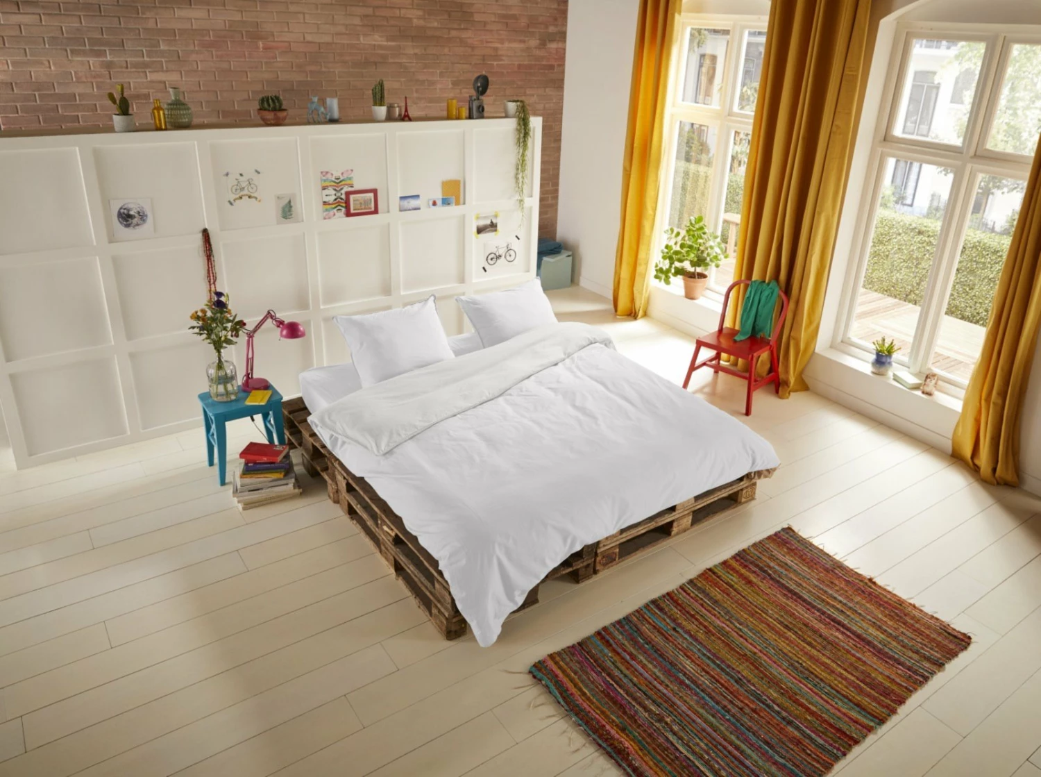 Satin-Bettwäsche - weiß - 135x200 cm 4 Satin-Bettwäsche - weiß - 135x200 cm – Bild 2