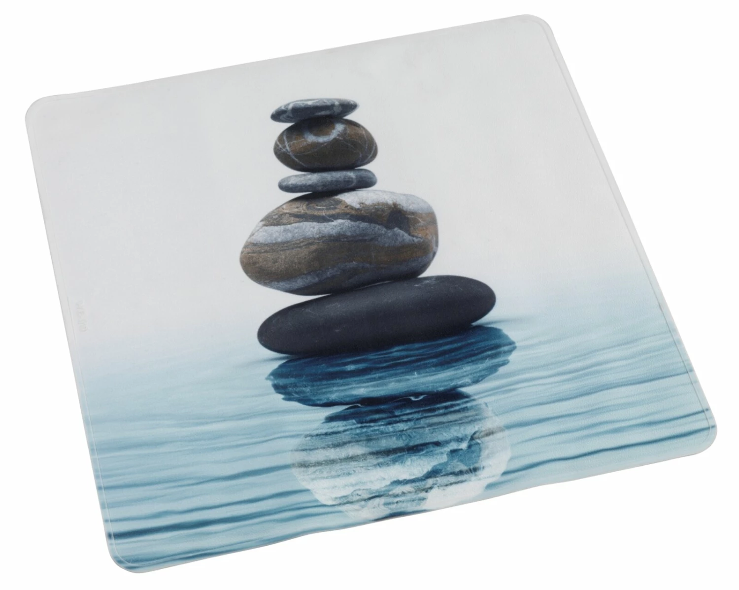 WENKO Duscheinlage MEDITATION - weiß-blau - 54x54 cm 3 WENKO Duscheinlage MEDITATION - weiß-blau - 54x54 cm