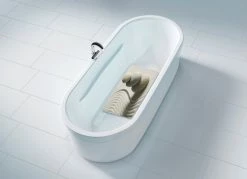 WENKO Wanneneinlage SAND AND STONE - grau - 40x70 cm -Heimtextilien Verkäufe 9004217500 03 1600Wx1600H