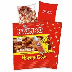 Renforcé-Bettwäsche HARIBO HAPPY COLA - bunt - 135x200 cm