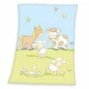 Microfaser-Babydecke BAUERNHOFTIERE - bunt - 75x100 cm -Heimtextilien Verkäufe 9004437800 1600Wx1600H