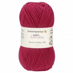 Handstrickgarn BABY SMILES BRAVO - himbeere - 50g