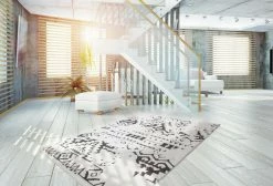 Teppich AGADIR 100 - weiß-schwarz - 80x150 cm -Heimtextilien Verkäufe 9004702600 04 1600Wx1600H