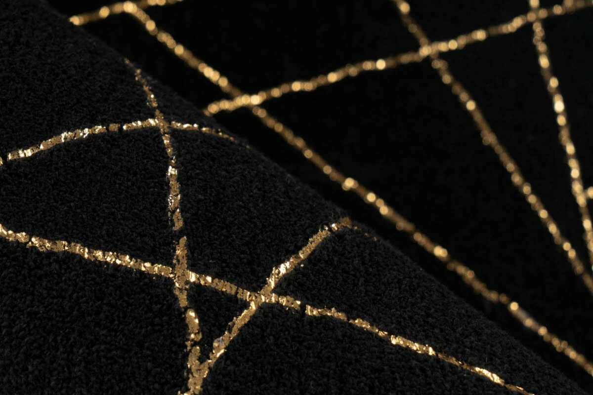 Teppich BIJOU 100 - schwarz-gold - 80x150 cm 5 Teppich BIJOU 100 - schwarz-gold - 80x150 cm – Bild 3