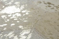 Lederteppich DAZZLE 200 - elfenbein-gold - 80x150 cm -Heimtextilien Verkäufe 9004709100 03 1600Wx1600H