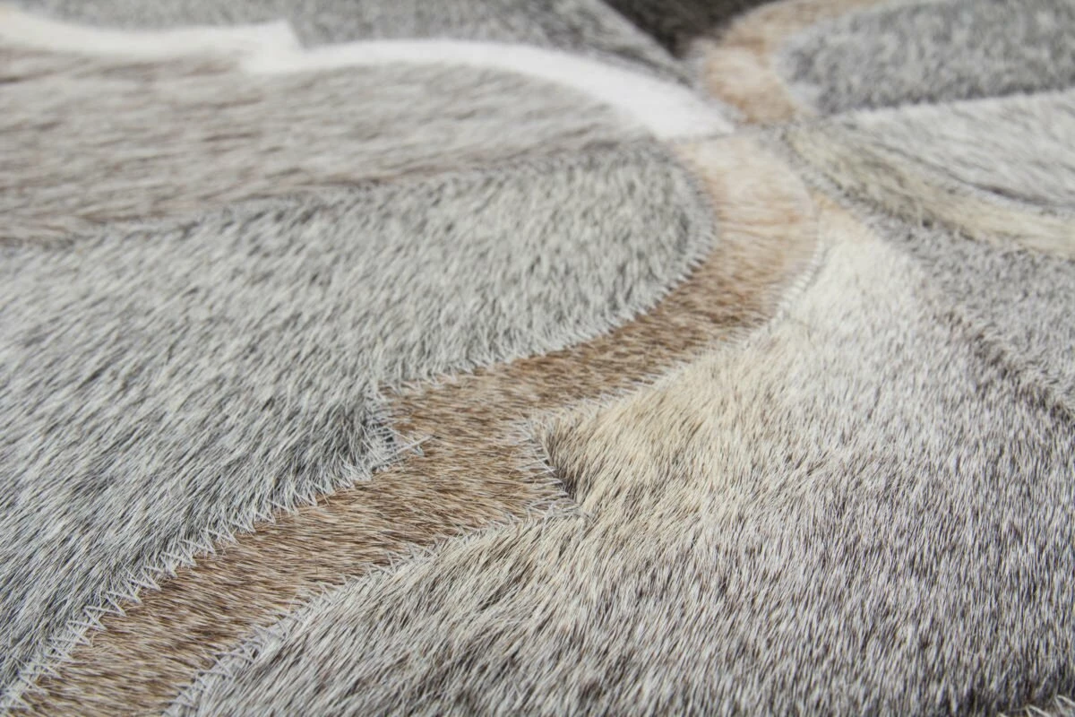 Lederteppich ECLIPSE 300 - grau - 80x150 cm 5 Lederteppich ECLIPSE 300 - grau - 80x150 cm – Bild 3