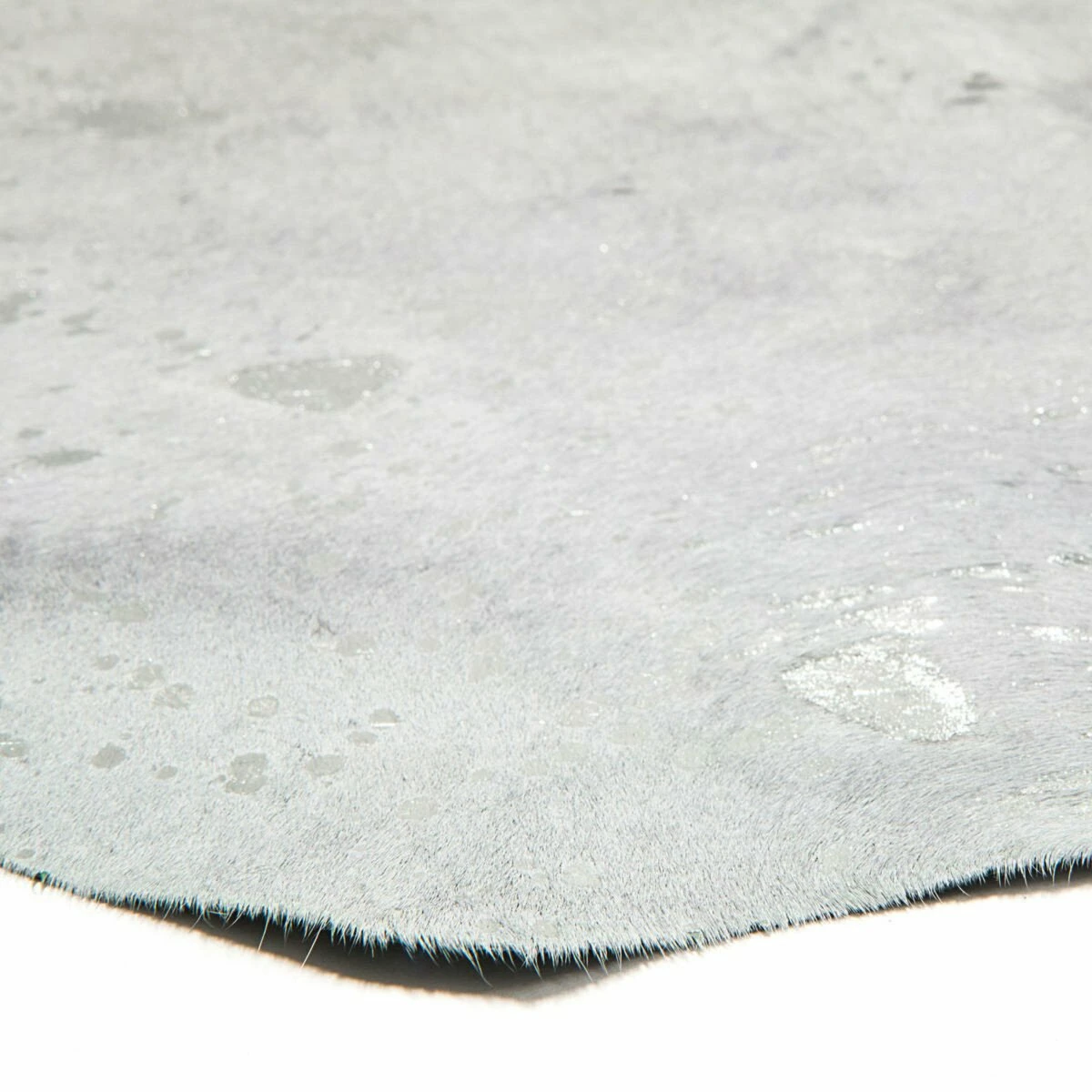 Lederteppich FLY 100 - grau-silber - 1,35-1,65m² 4 Lederteppich FLY 100 - grau-silber - 1,35-1,65m² – Bild 2