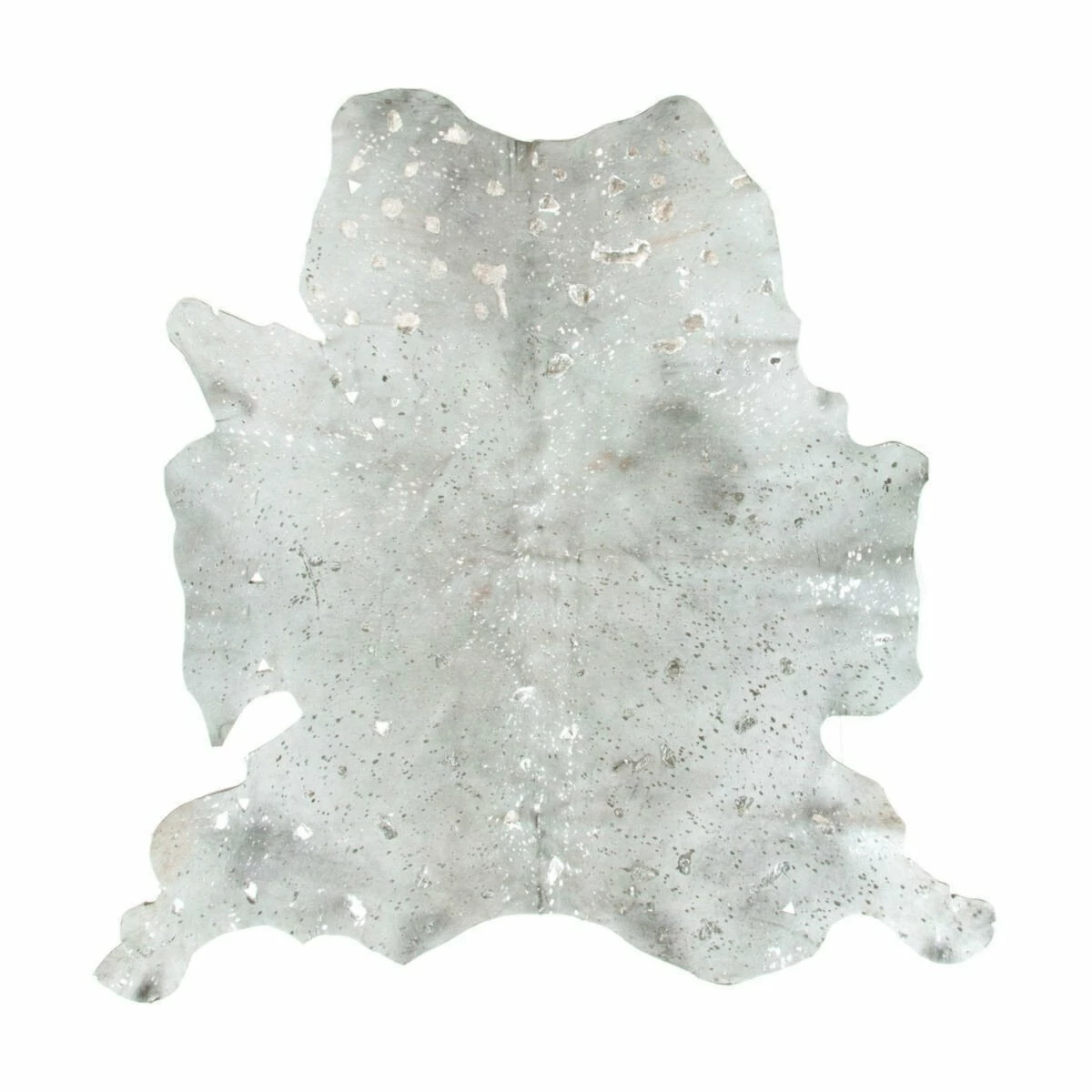 Lederteppich FLY 100 - grau-silber - 1,35-1,65m² 3 Lederteppich FLY 100 - grau-silber - 1,35-1,65m²