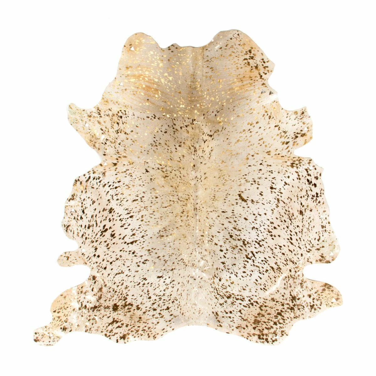 Lederteppich FLY 100 - weiß-gold - 1,35-1,65 m² 3 Lederteppich FLY 100 - weiß-gold - 1,35-1,65 m²