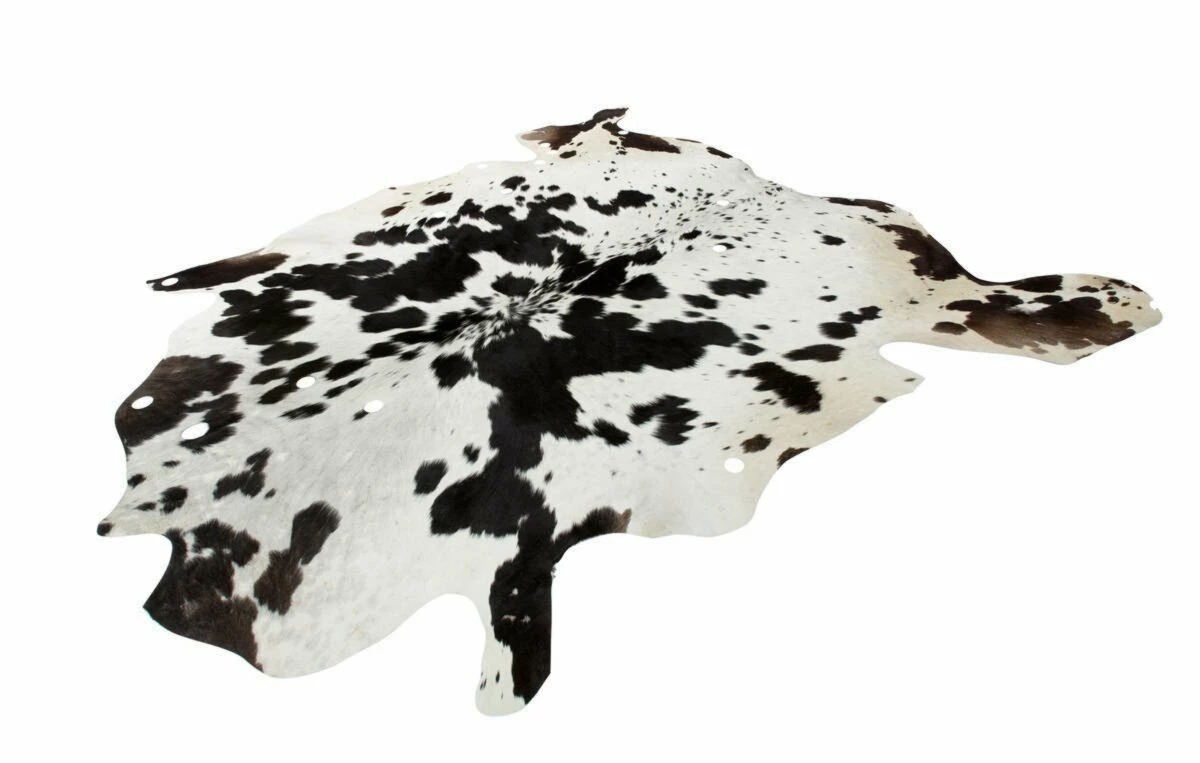 Lederteppich GLAM 200 - schwarz-weiß - 1,35-1,65 m² 4 Lederteppich GLAM 200 - schwarz-weiß - 1,35-1,65 m² – Bild 2