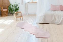 Teppich RABBIT DOUBLE SHEEPSKIN AE 300 - rosa - 60x180 cm -Heimtextilien Verkäufe 9004725400 04 1600Wx1600H