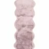 Teppich RABBIT DOUBLE SHEEPSKIN AE 300 - rosa - 60x180 cm