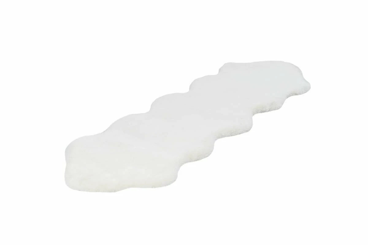 Teppich RABBIT DOUBLE SHEEPSKIN AE 300 - weiß - 60x180 cm 4 Teppich RABBIT DOUBLE SHEEPSKIN AE 300 - weiß - 60x180 cm – Bild 2