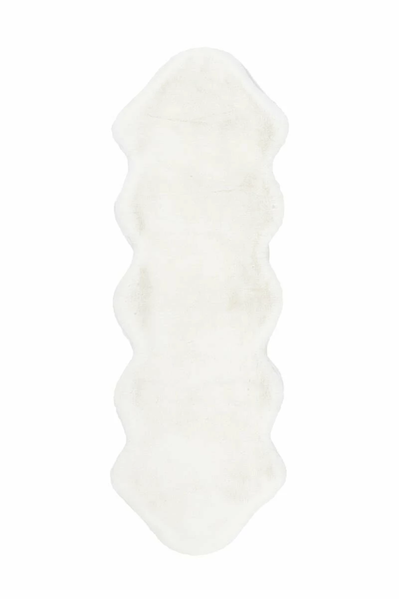 Teppich RABBIT DOUBLE SHEEPSKIN AE 300 - weiß - 60x180 cm 3 Teppich RABBIT DOUBLE SHEEPSKIN AE 300 - weiß - 60x180 cm