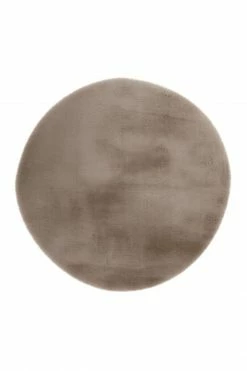 Teppich RABBIT LIGHT 500 - taupe - rund - Ø 120 cm