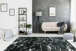 Teppich RHODIN 1300 - schwarz-weiß - 80x150 cm -Heimtextilien Verkäufe 9004729800 04 1600Wx1600H