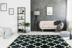 Teppich - schwarz-creme - 80x150 cm -Heimtextilien Verkäufe 9004730500 04 1600Wx1600H