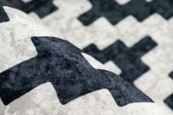 Teppich - schwarz-weiß - 80x150 cm -Heimtextilien Verkäufe 9004731300 03 1600Wx1600H