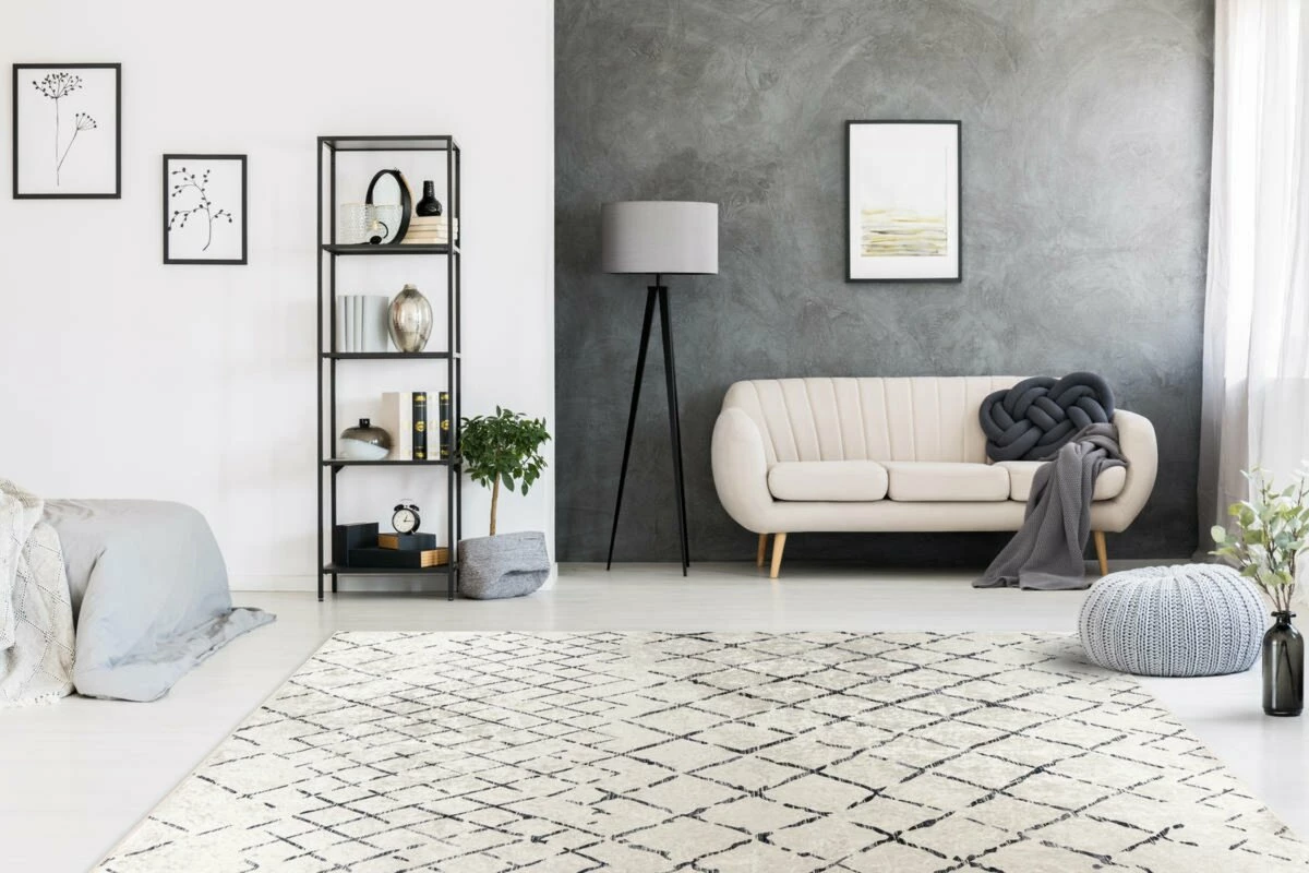 Teppich Sally 500 - elfenbein-schwarz-grau - 80 x150 cm 6 Teppich Sally 500 - elfenbein-schwarz-grau - 80 x150 cm – Bild 4