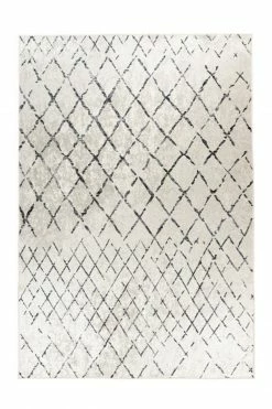 Teppich Sally 500 - elfenbein-schwarz-grau - 80 x150 cm