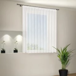 Store - weiß-beige - 600x175 cm 6 Store - weiß-beige - 600x175 cm -Heimtextilien Verkäufe 9004742000 02 1600Wx1600H