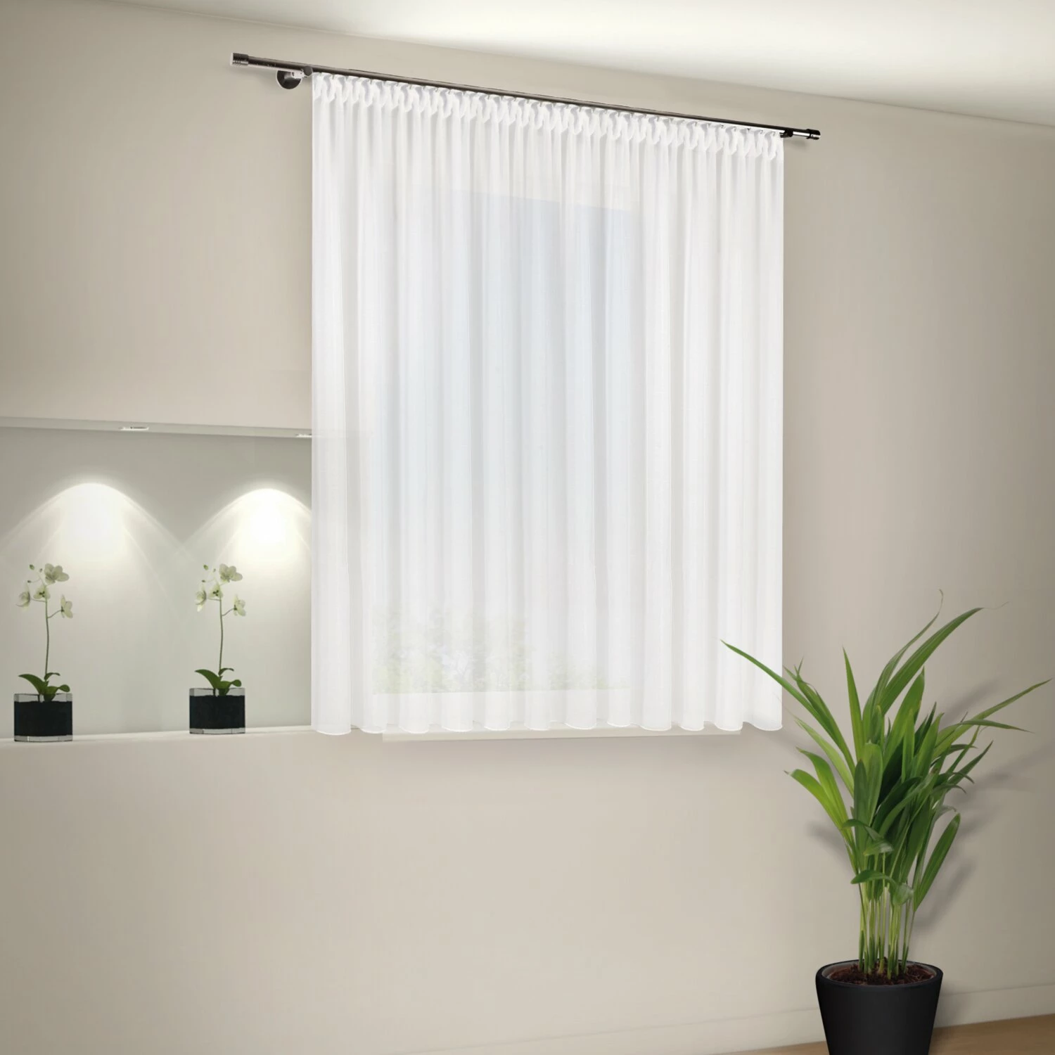 Store - weiß - 600x175 cm 4 Store - weiß - 600x175 cm – Bild 2