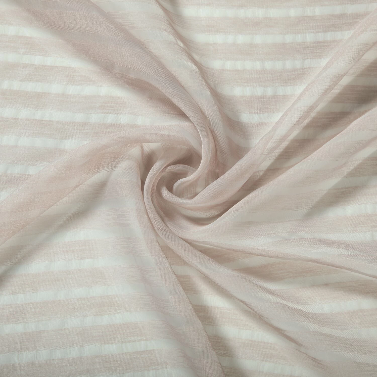 Schlaufenschal - beige - Streifen - 140x235 cm 5 Schlaufenschal - beige - Streifen - 140x235 cm – Bild 3