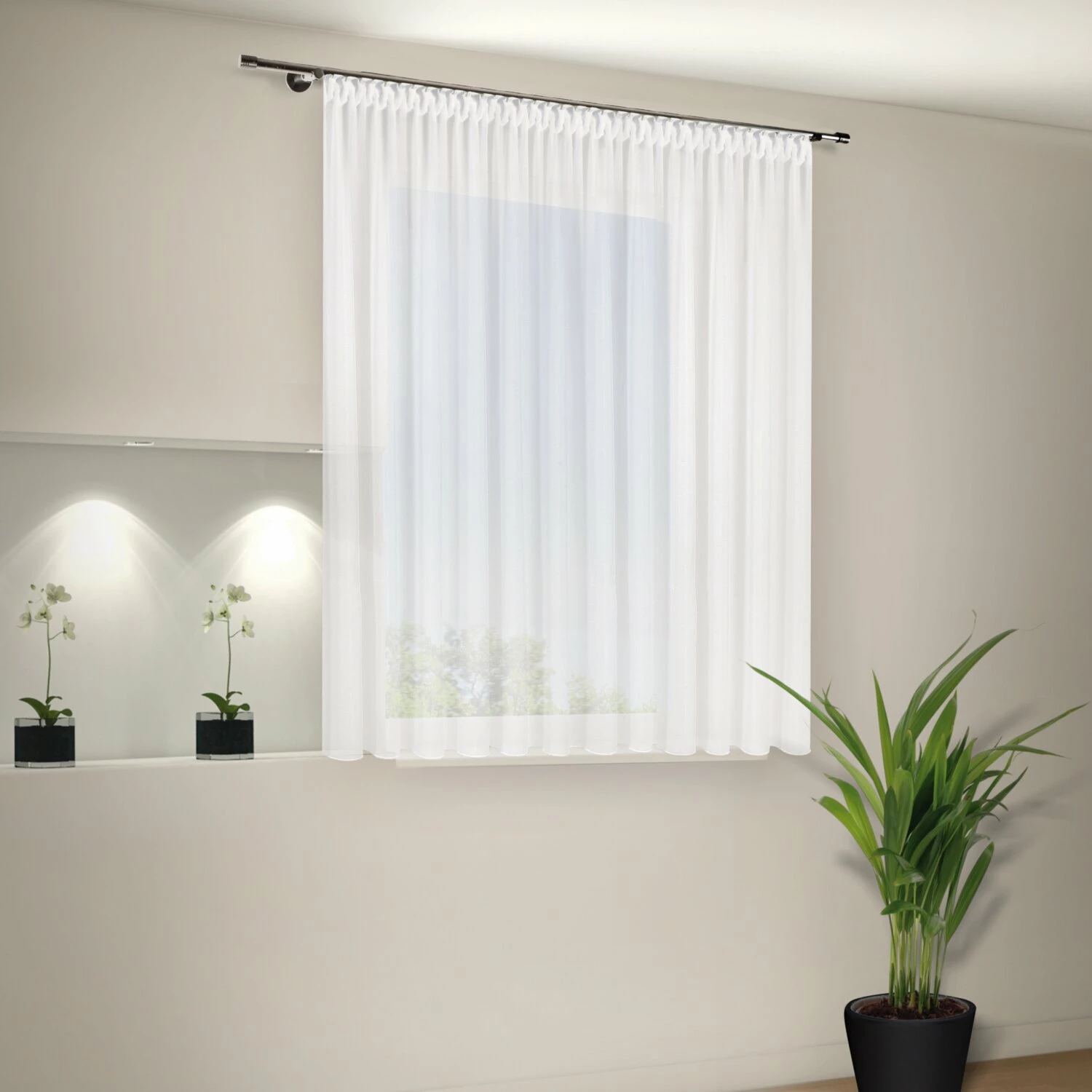 Store - weiß - 450x175 cm 4 Store - weiß - 450x175 cm – Bild 2