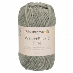 Handstrickgarn WASH + FILZ IT! FINE - steel - 50g