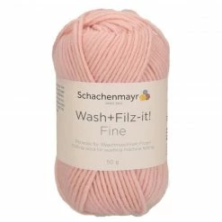 Handstrickgarn WASH + FILZ IT! FINE - rosa - 50g