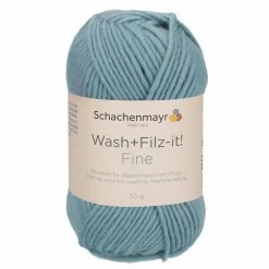 Handstrickgarn WASH + FILZ IT! FINE - aqua - 50g