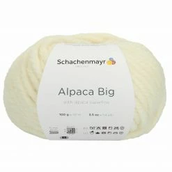 Handstrickgarn ALPACA BIG - cloud - 100g