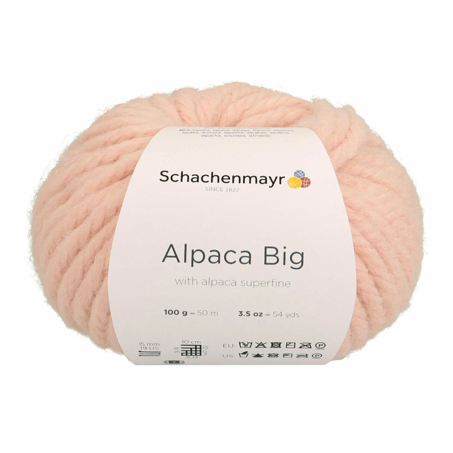 Handstrickgarn ALPACA BIG - blush - 100g 3 Handstrickgarn ALPACA BIG - blush - 100g
