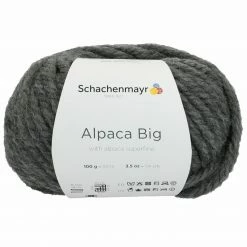 Handstrickgarn ALPACA BIG - charcoal - 100g