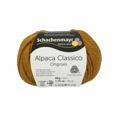 Handstrickgarn ALPACA CLASSICO - gold - 50g