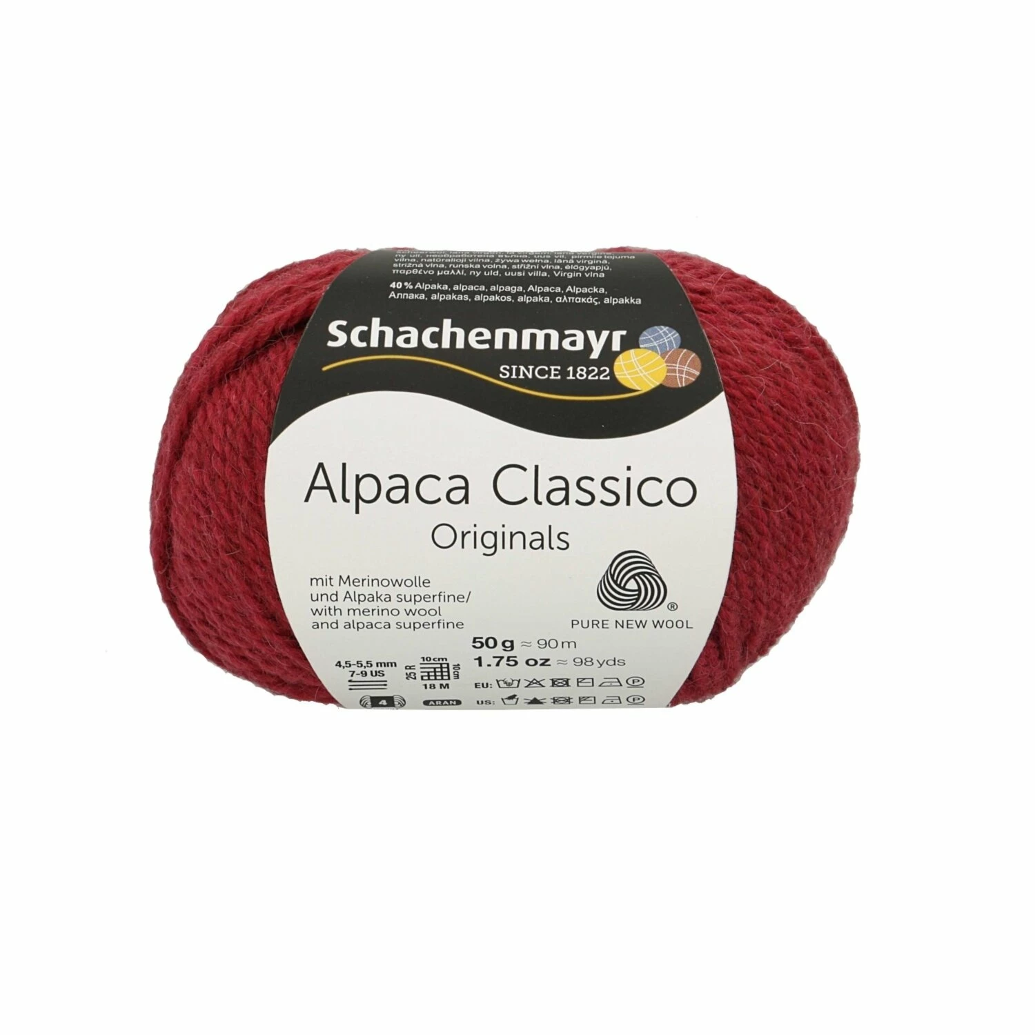 Handstrickgarn ALPACA CLASSICO - himbeer - 50g 3 Handstrickgarn ALPACA CLASSICO - himbeer - 50g