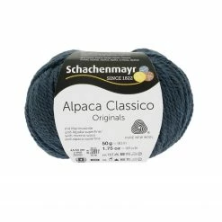 Handstrickgarn ALPACA CLASSICO - denim - 50g