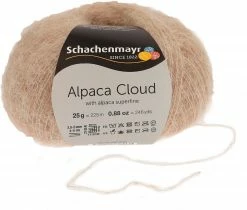 Handstrickgarn ALPACA CLOUD - beige - 25g