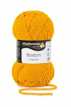 Handstrickgarn BOSTON - gelb - 50g