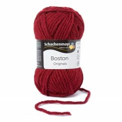 Handstrickgarn BOSTON - marsala - 50g