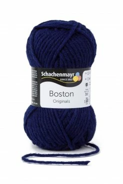 Handstrickgarn BOSTON - indigo - 50g