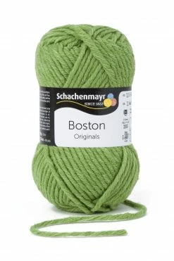 Handstrickgarn BOSTON - jade-meliert - 50g