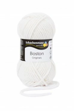 Handstrickgarn BOSTON - brilliantweiß - 50g