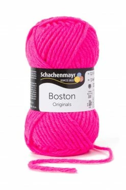Handstrickgarn BOSTON - neon-pink - 50g